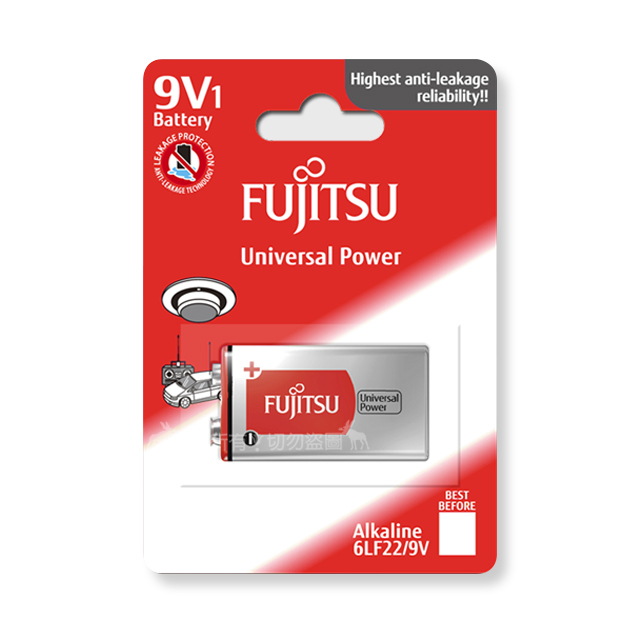 FUJI富士鹼性電池9V