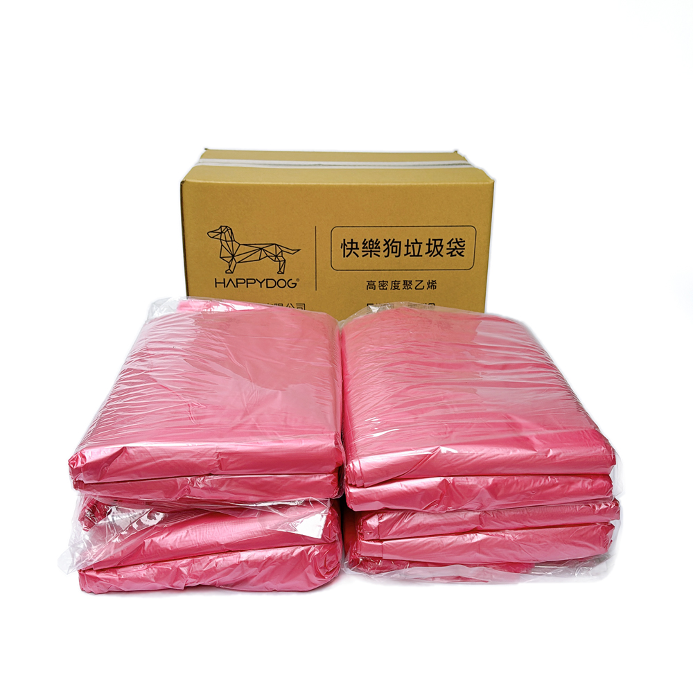 快樂狗垃圾袋-大</br>紅色(折裝)